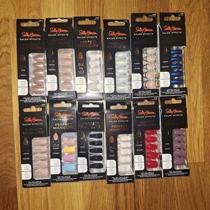 Sally Hansen Salon Effects Press-On Nails - Assorted Colors ALL 12